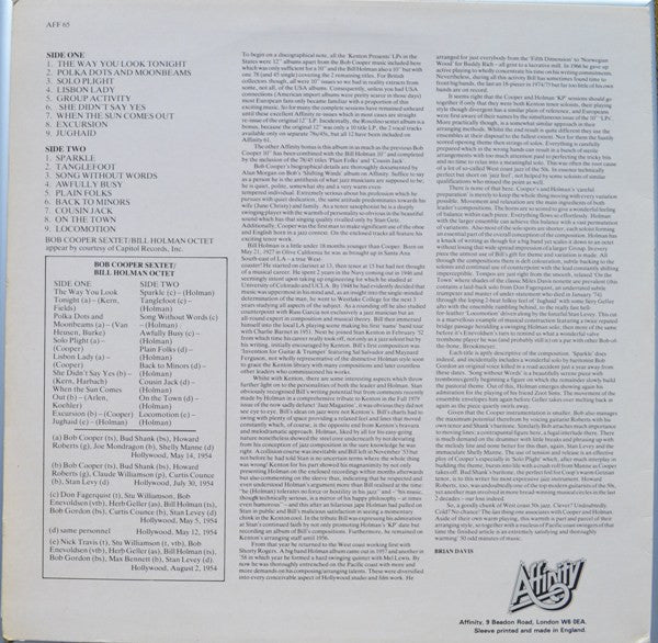 The Bob Cooper Sextet / Bill Holman Octet : Group Activity (LP, Comp)