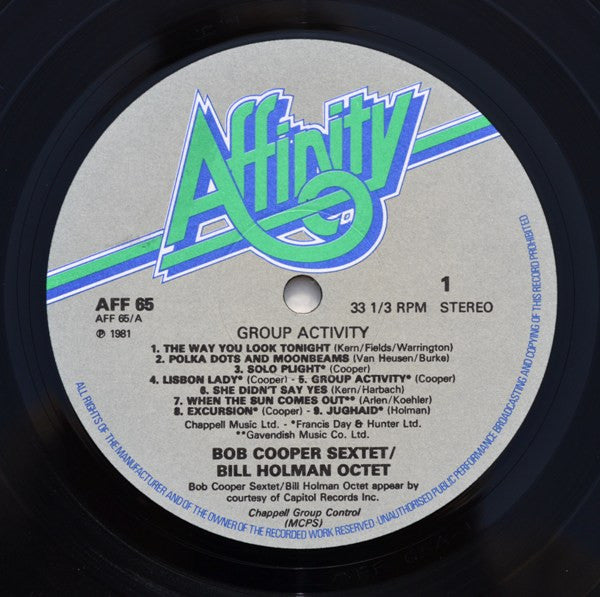 The Bob Cooper Sextet / Bill Holman Octet : Group Activity (LP, Comp)
