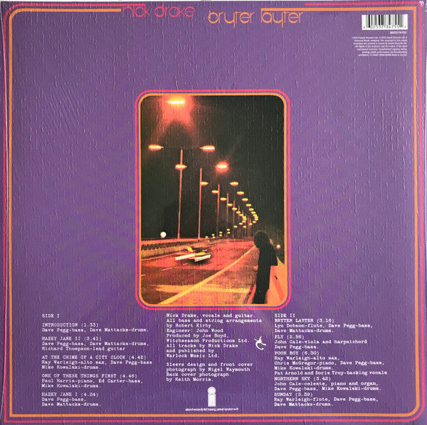Nick Drake ~ Bryter Layter (Vinyl) - Djungel & Jazz
