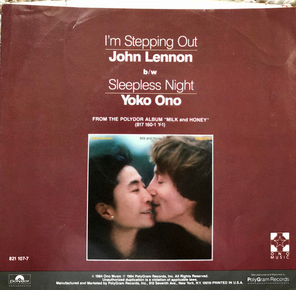 John Lennon ~ I'm Stepping Out (Vinyl) - Djungel & Jazz