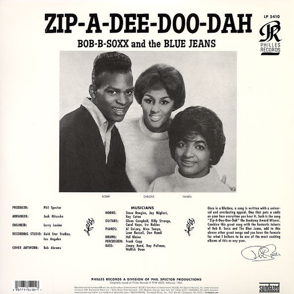 Bob B. Soxx And The Blue Jeans ~ Zip-A-Dee Doo Dah (Vinyl) - Djungel & Jazz