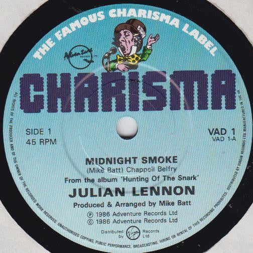 Julian Lennon : Midnight Smoke (7", Single)