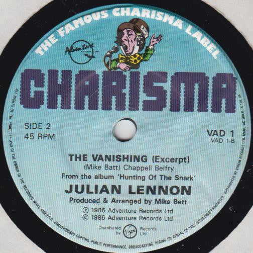 Julian Lennon : Midnight Smoke (7", Single)