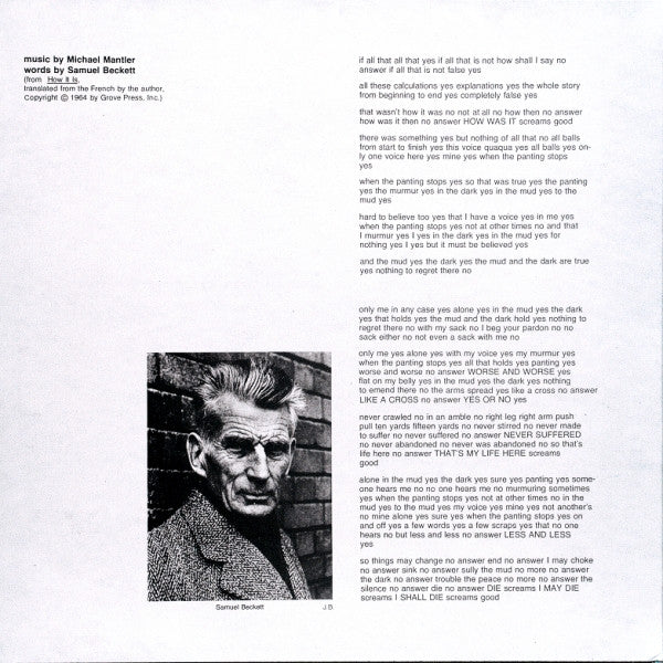 Michael Mantler : No Answer (LP, Album)