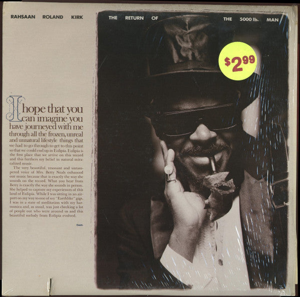 Roland Kirk : The Return Of The 5000 Lb. Man (LP, Album)