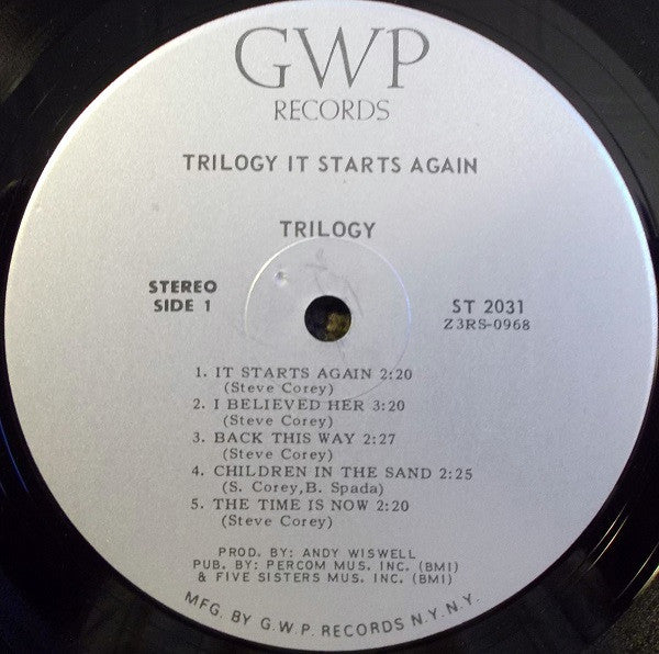Trilogy  ~ It Starts Again (Vinyl) - Djungel & Jazz