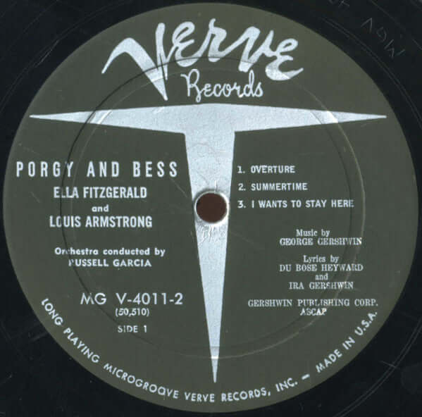 Ella Fitzgerald And Louis Armstrong : Porgy & Bess (2xLP, Album, Mono)