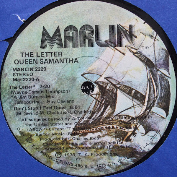 Queen Samantha ~ The Letter (Vinyl) - Djungel & Jazz