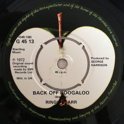 Ringo Starr ~ It Don't Come Easy / Back Off Boogaloo (Vinyl) - Djungel & Jazz