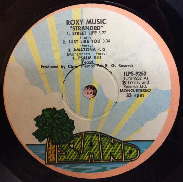 Roxy Music : Stranded (LP, Album, Gat)