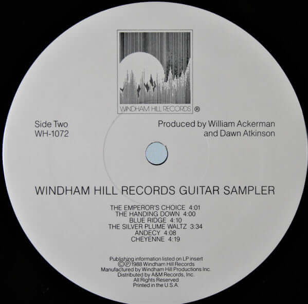 David Cullen / Eric Tingstad / Danny Heines / John Doan / James Gordon / Chris Proctor / Edward Gerhard / Bruce BecVar / Bill Mize / Andrew York / Peter Maunu : Windham Hill Records Guitar Sampler (LP, Smplr)