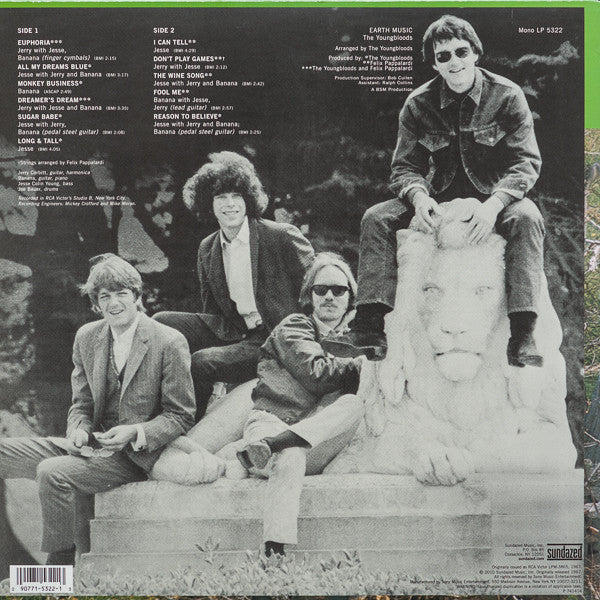 The Youngbloods ~ Earth Music (Vinyl) - Djungel & Jazz