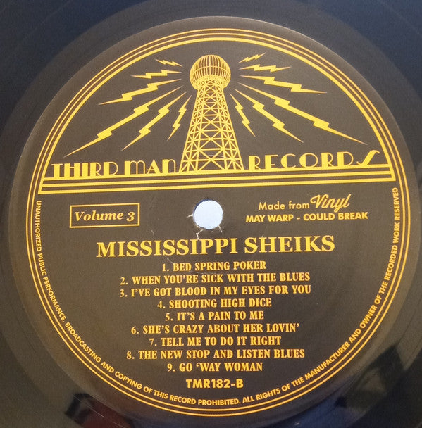 The Mississippi Sheiks ~ Complete Recorded Works Presented In Chronological Order, Volume 3 (Vinyl) - Djungel & Jazz