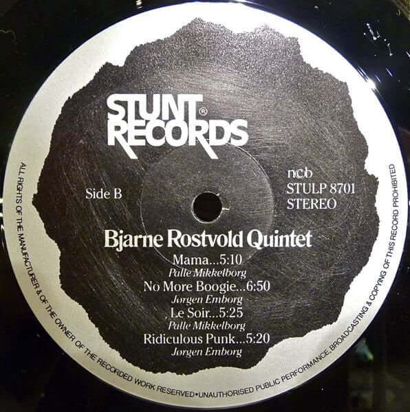 Bjarne Rostvold Quintet ~ Late Night Ceremony (Vinyl) - Djungel & Jazz