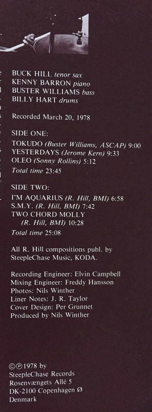 Buck Hill Quartet : This Is Buck Hill (LP, Album)