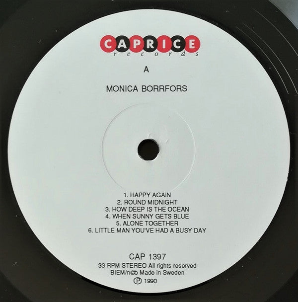 Monica Borrfors : Second Time Around (LP, Album)
