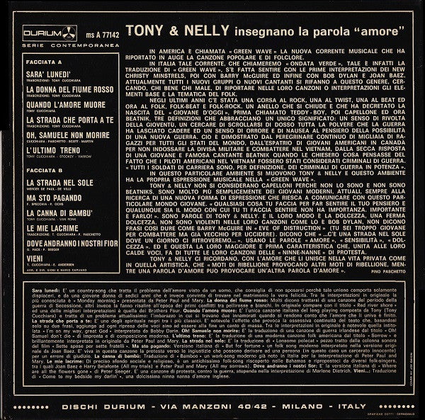 Tony & Nelly ~ Tony & Nelly (Vinyl) - Djungel & Jazz