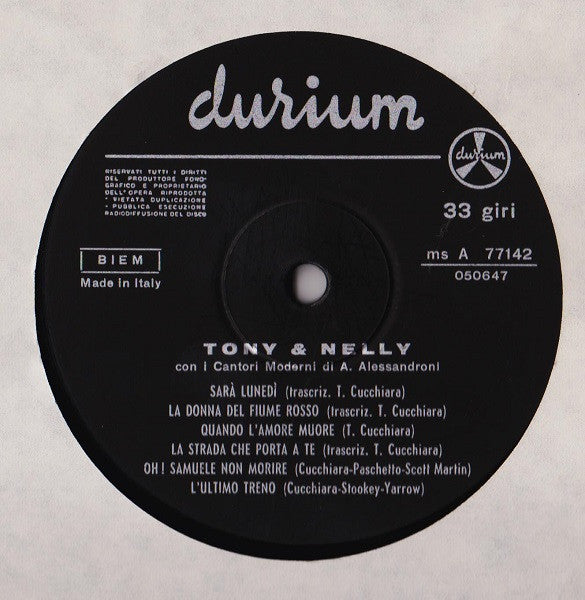 Tony & Nelly ~ Tony & Nelly (Vinyl) - Djungel & Jazz