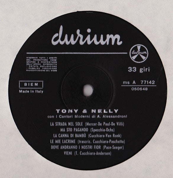 Tony & Nelly ~ Tony & Nelly (Vinyl) - Djungel & Jazz