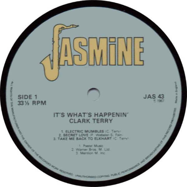 Clark Terry ~ It's What's Happenin' (Vinyl) - Djungel & Jazz