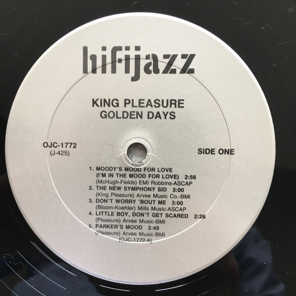 King (Moody's Mood For Love) Pleasure ~ Golden Days (Vinyl) - Djungel & Jazz