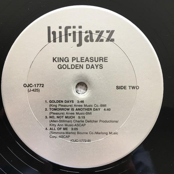 King (Moody's Mood For Love) Pleasure ~ Golden Days (Vinyl) - Djungel & Jazz