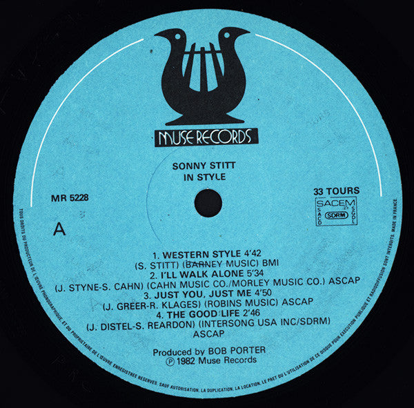 Sonny Stitt ~ In Style (Vinyl) - Djungel & Jazz