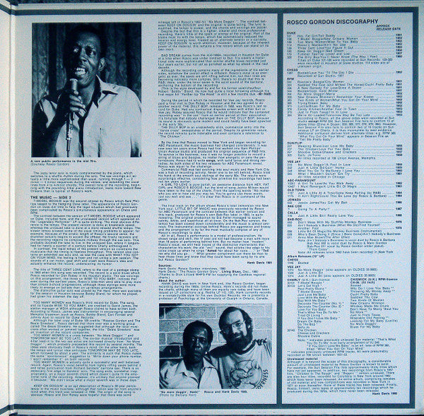 Rosco Gordon : Keep On Doggin' (LP, Comp, Mono)