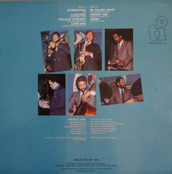 Timeless All Stars : It's Timeless (Recorded Live At Keystone Korner) (LP, RE)