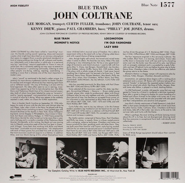 John Coltrane ~ Blue Train (Vinyl) - Djungel & Jazz