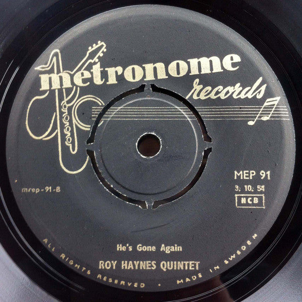 Roy Haynes : Swingin' With Roy Haynes Vol. 2 (7", EP)