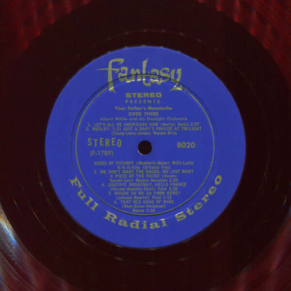 Albert White And His Gaslight Orchestra ~ Your Father's Moustache Over There (Vinyl) - Djungel & Jazz