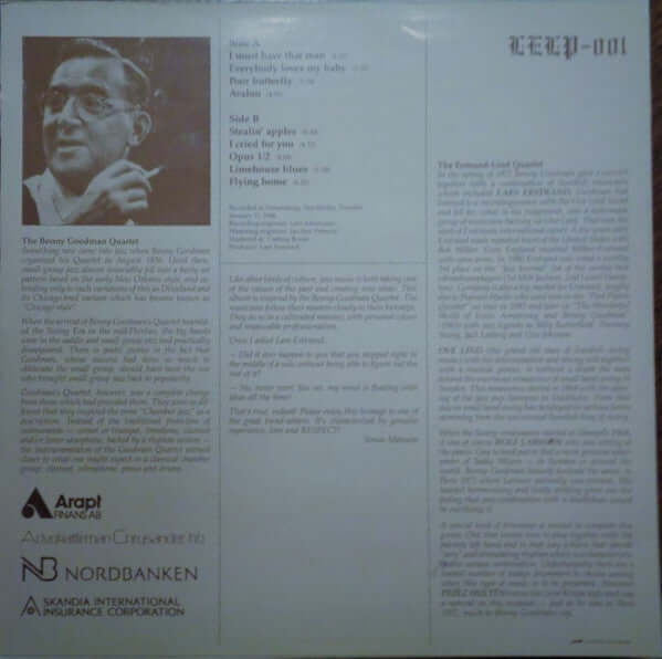 Erstrand-Lind Quartet : With Respect To B. G. (LP, Album)
