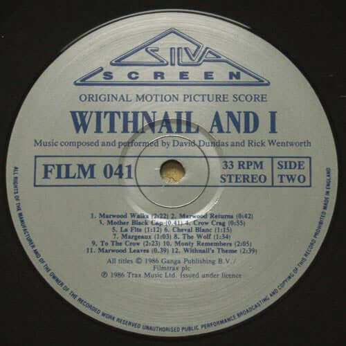 David Dundas & Rick Wentworth ~ How To Get Ahead In Advertising / Withnail And I (Vinyl) - Djungel & Jazz