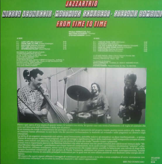 Jazzartrio ~ From Time To Time (Vinyl) - Djungel & Jazz