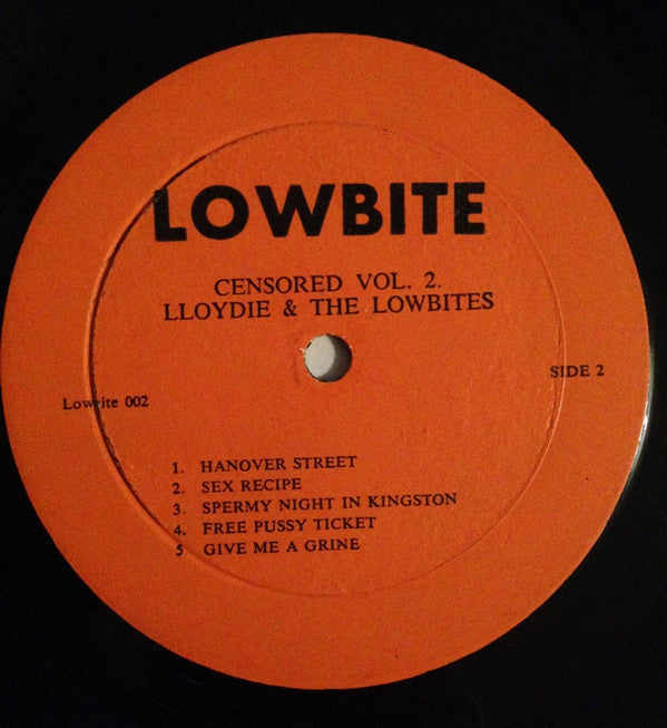 Lloydie & The Lowbites : Censored! Vol.2 (LP, Album)