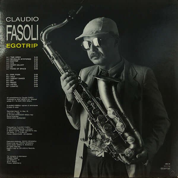 Claudio Fasoli ~ Egotrip (Vinyl) - Djungel & Jazz