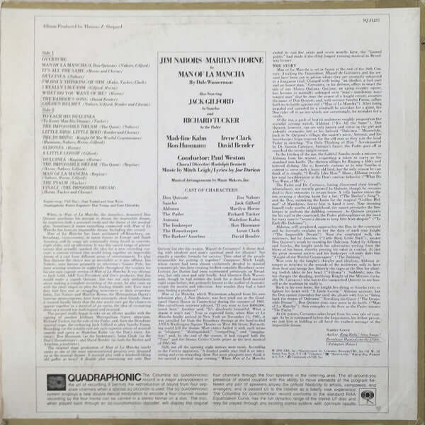 Jim Nabors, Marilyn Horne ~ Man Of La Mancha (Vinyl) - Djungel & Jazz