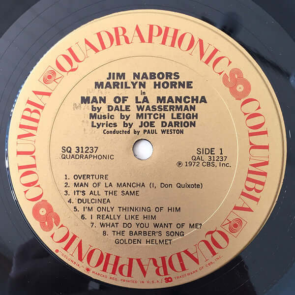 Jim Nabors, Marilyn Horne ~ Man Of La Mancha (Vinyl) - Djungel & Jazz