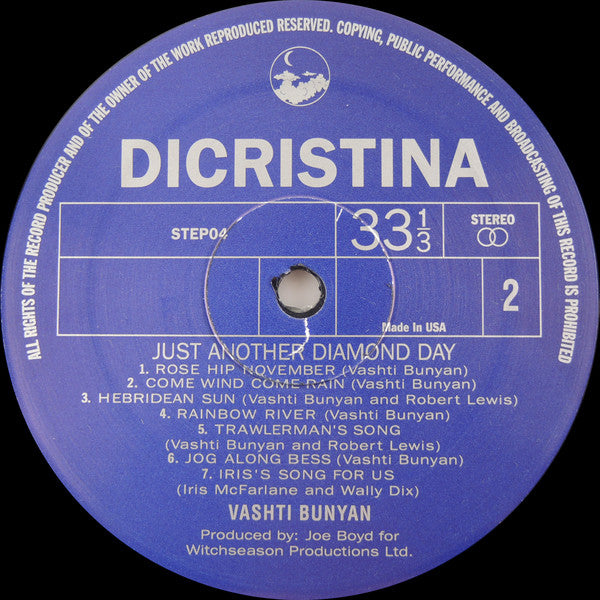 Vashti Bunyan ~ Just Another Diamond Day (Vinyl) - Djungel & Jazz