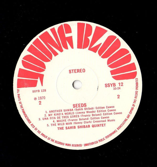 The Sahib Shihab Quintet : Seeds (LP, Album)