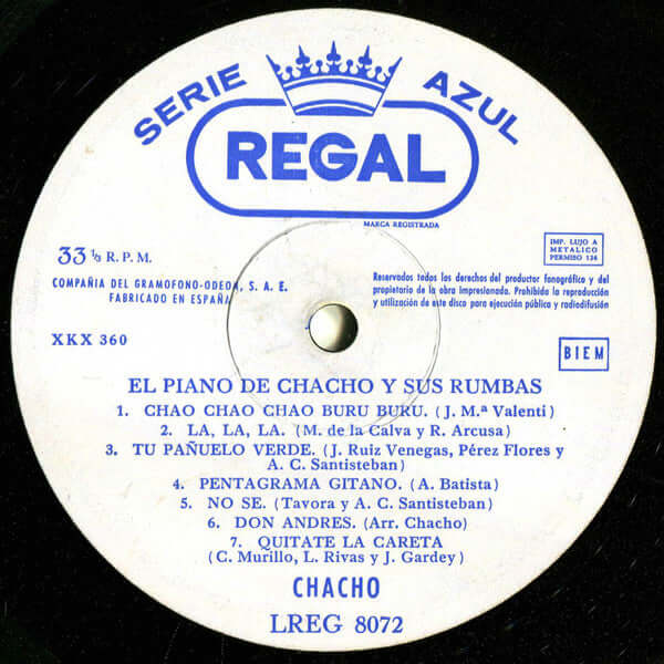 Chacho ~ Chacho (Vinyl) - Djungel & Jazz