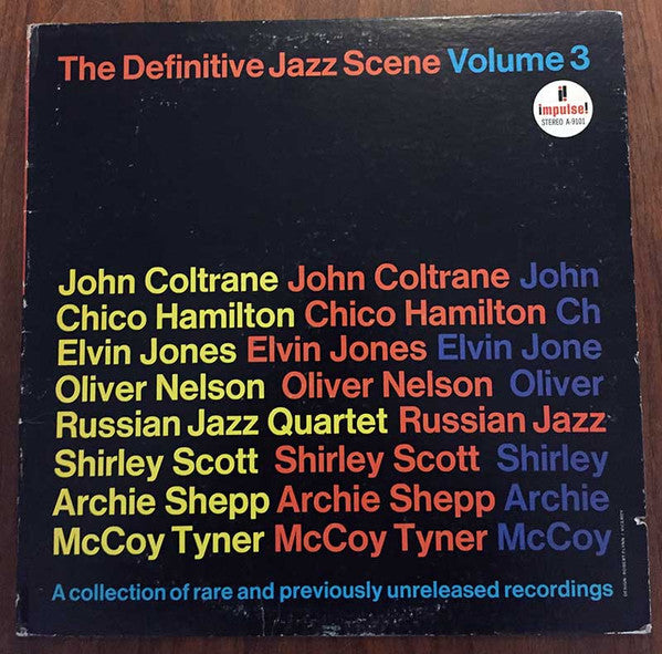 Various : The Definitive Jazz Scene Volume 3 (LP, RE)