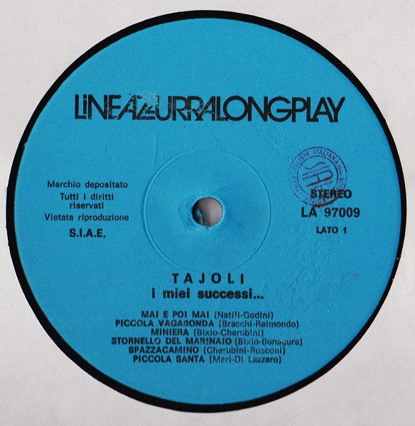 Luciano Tajoli ~ I Miei Successi... (Vinyl) - Djungel & Jazz