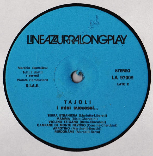 Luciano Tajoli ~ I Miei Successi... (Vinyl) - Djungel & Jazz