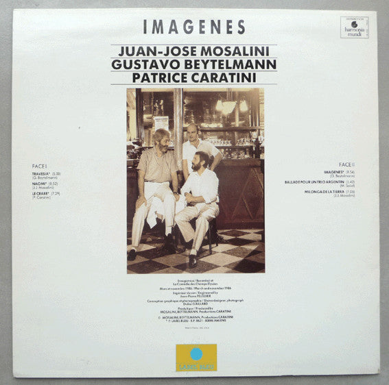 Juán José Mosalini - Gustavo Beytelmann - Patrice Caratini : Imagenes (LP, Album)