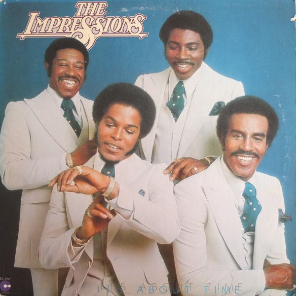 The Impressions : It's About Time (LP, Album, PR)