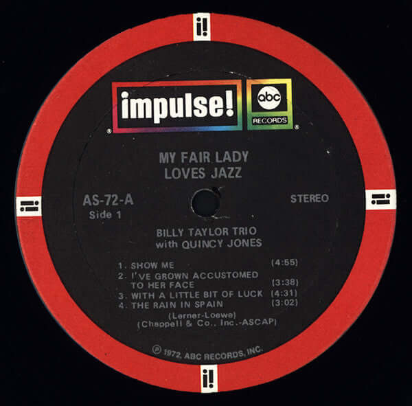 Billy Taylor Trio With Quincy Jones : My Fair Lady Loves Jazz (LP, Album, RE)
