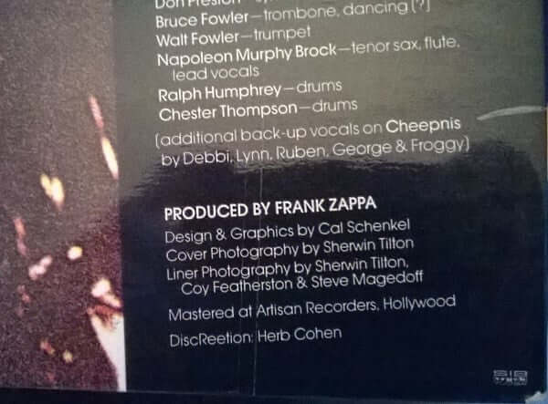 Frank Zappa / The Mothers : Roxy & Elsewhere (2xLP, Album, Gat)