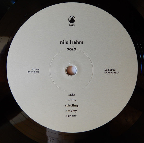 Nils Frahm ~ Solo (Vinyl) - Djungel & Jazz